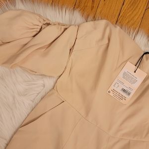 MISS GUIDED PUFF SLEEVE JUMPSUIT